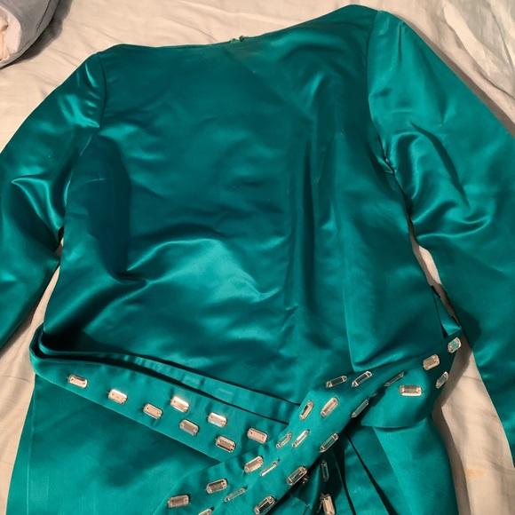 Silk Embellished Jeweled Tunic and Pants Size PS - Picture 2 of 7